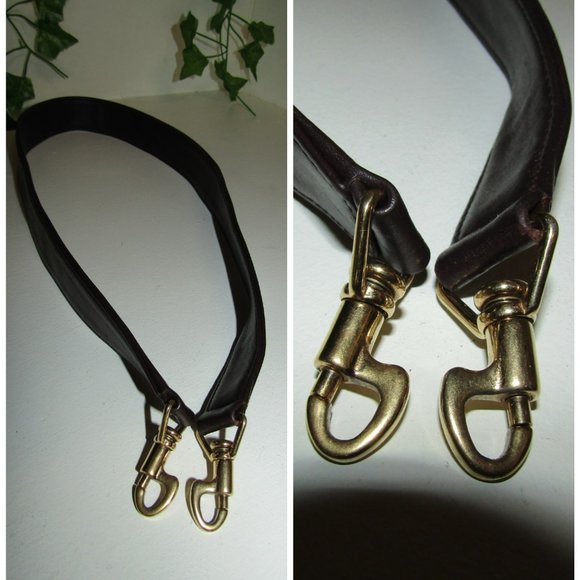 AUTHENTIC GUCCI BROWN LEATHER LARGE BAMBOO SHOULDER CROSSBODY BAG - Picture 14 of 15